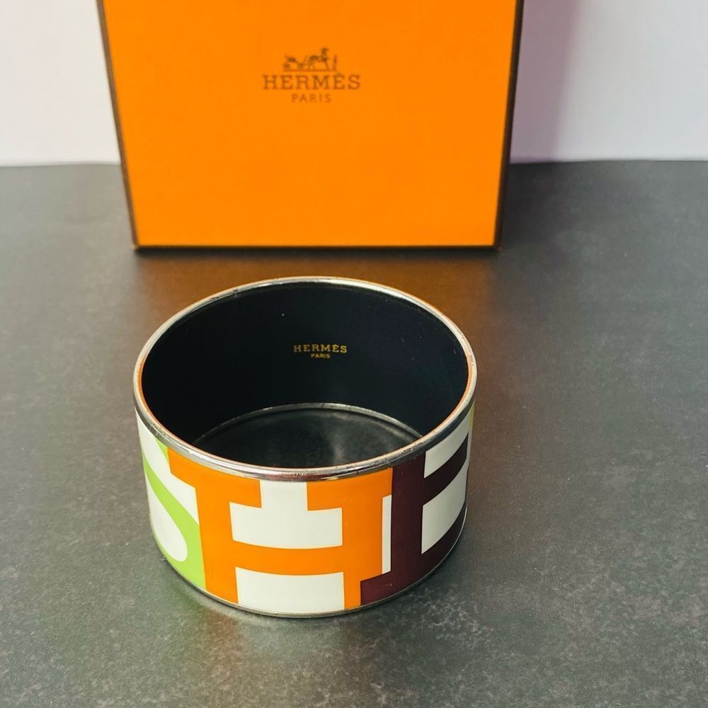 Hermès Capitales 2007 Extra Wide Bangle with Cert of Authenticity 💕HOST PICK🥂